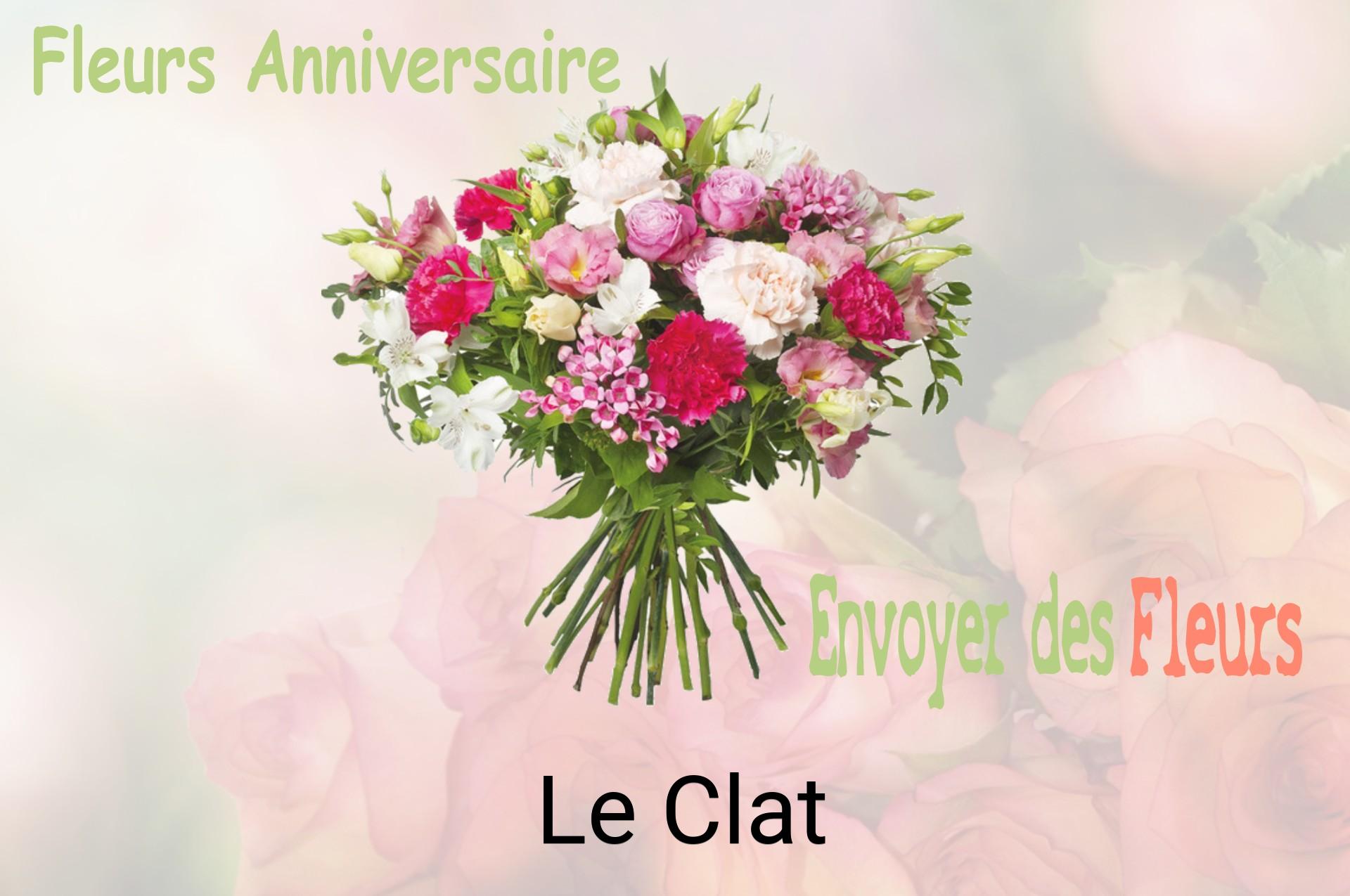 Bouquet de fleurs d’anniversaire livré à Le Clat