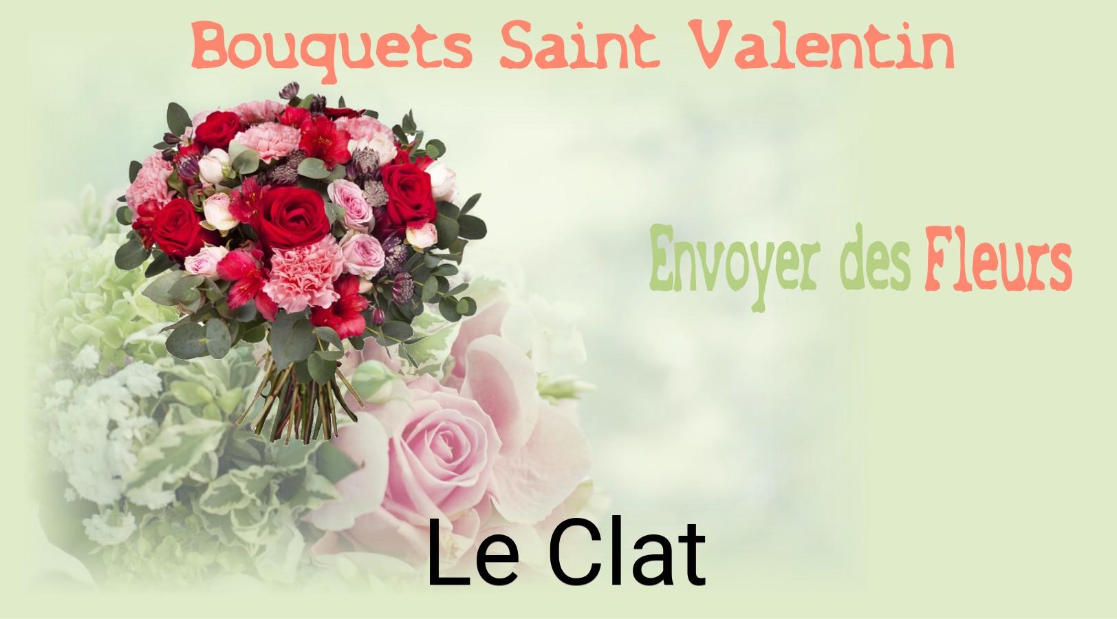 Roses de Saint-Valentin livrées à Le Clat